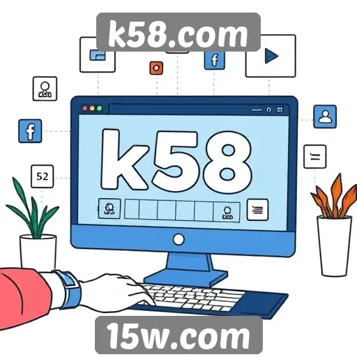 Exploração das funcionalidades do site k58.com